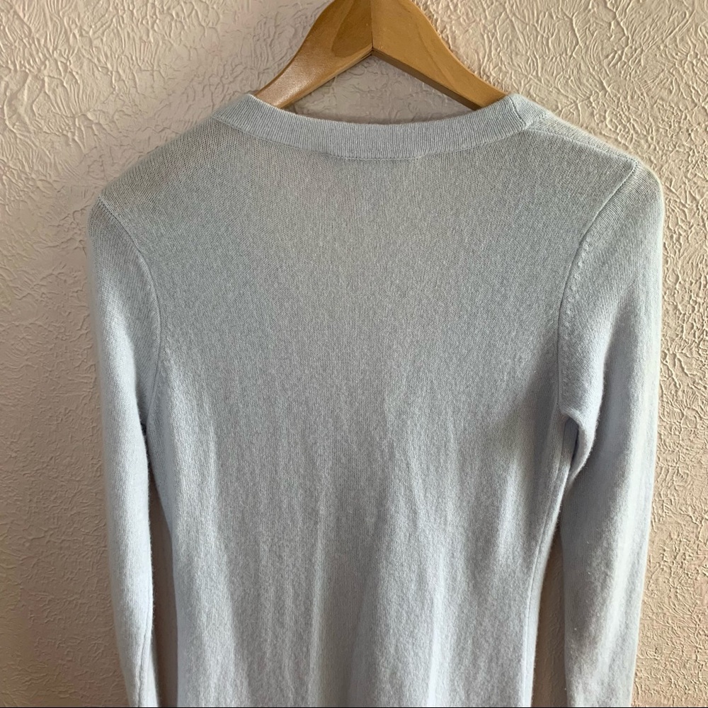 100% Cashmere Long Button Down Duster Cardigan Ba… - image 4